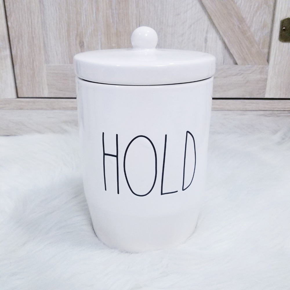 NWT Rae Dunn HOLD Canister LL - New Collection
